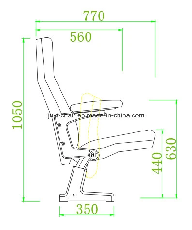Jy-606m Wooden Armrest Lecture Theatre Chair Function Hall School Chairs