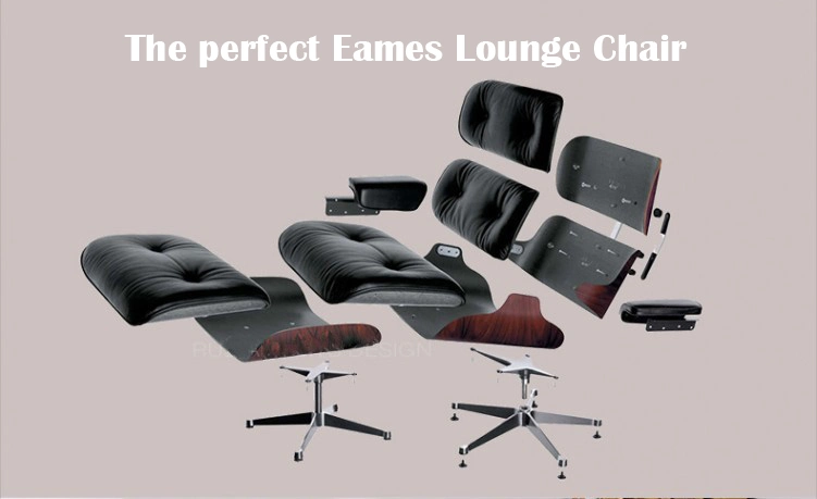 New Customized Wholesale Home Office Furniture Leather Living Room Study Leisure Office Chair Swing Eames Lounge Chair