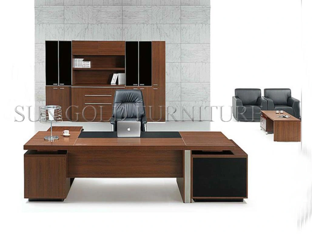 (SZ-OD400) Modern Executive Desk Wooden Corner L Shape Office Table