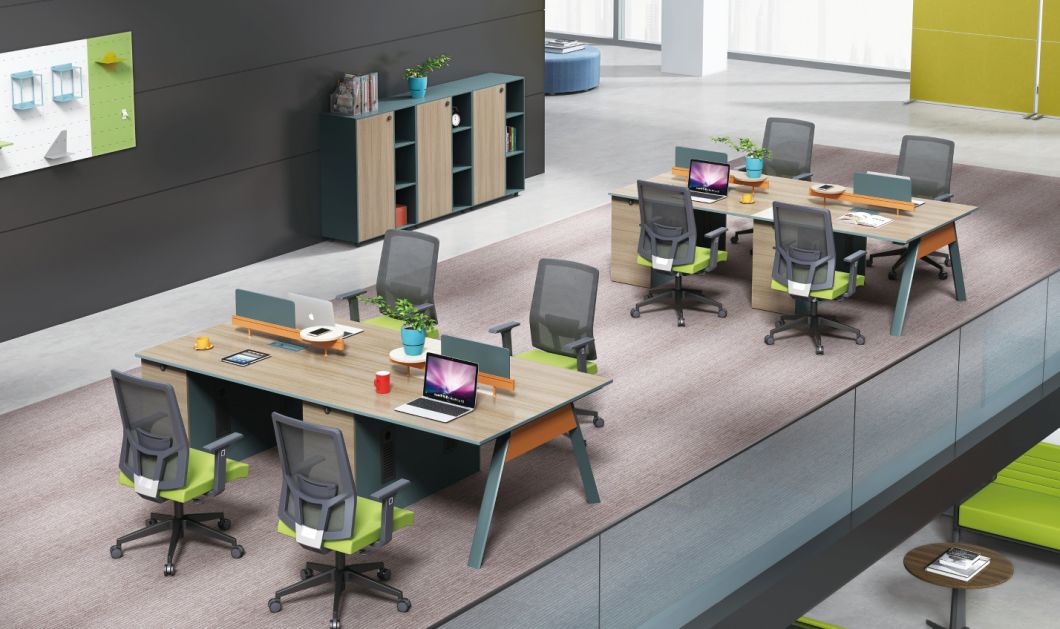Top Quality Office Partition Modern Wooden Office for Staff Table
