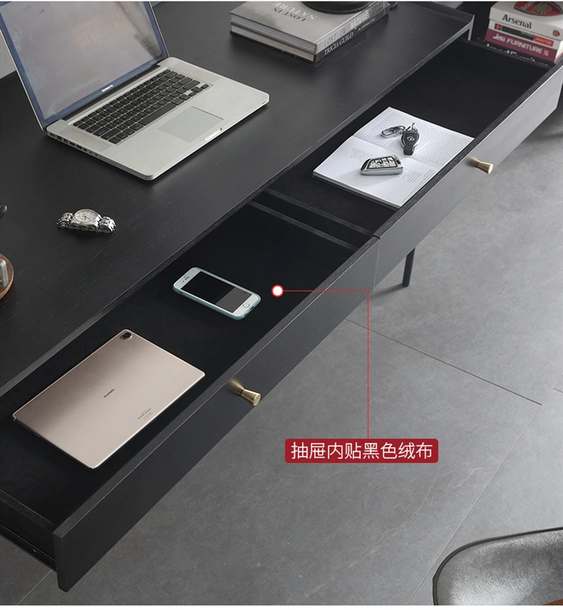 Simple Fashion Staff Office Desk Metal Legs Modern Computer Desk