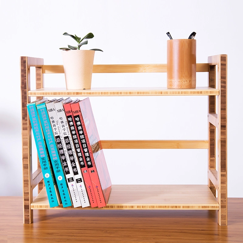 2020 Modern Multifunctional Bamboo Design Home Office Furniture Storage Book Shelf Bookcase