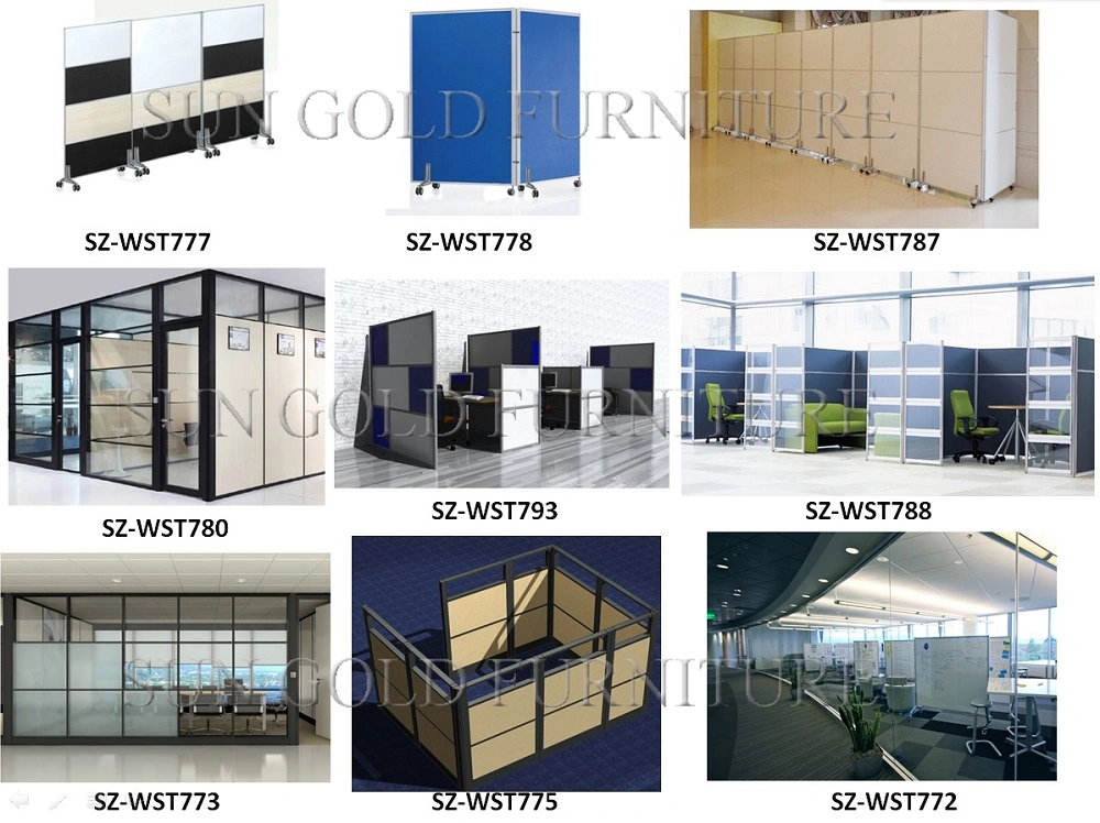 Open Space Desking System/Office Workstation Table with Screen Partition (SZ-WS052)