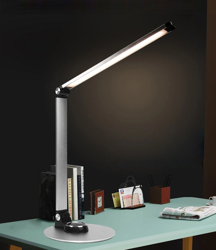 Study Lamp for Study Desk LED Desk Lamp with USB Charging Port for Reading