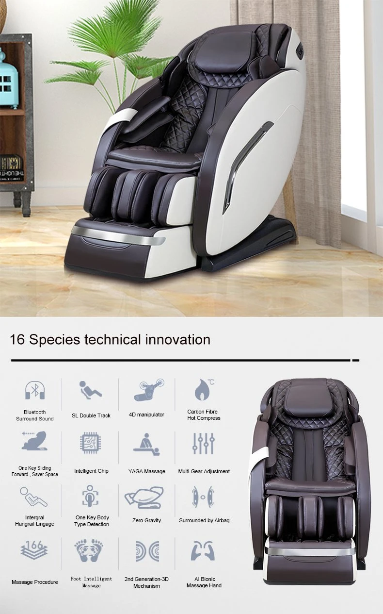 Full Body Zero Gravity Shiatsu Foot Massage Chair with Bluetooth Function