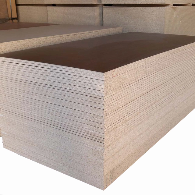 Water Resistanct 33mm 44mm Plain Raw Melamine Chipboard Particle Board for Furniture