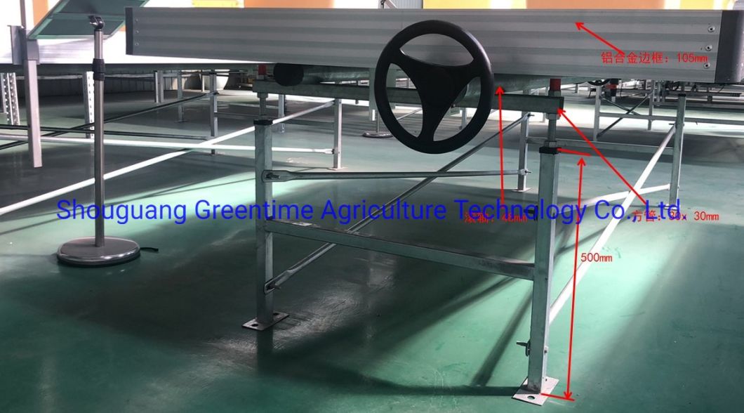 Greenhouse Rolling Benches 4X8 for Agricultural Planting