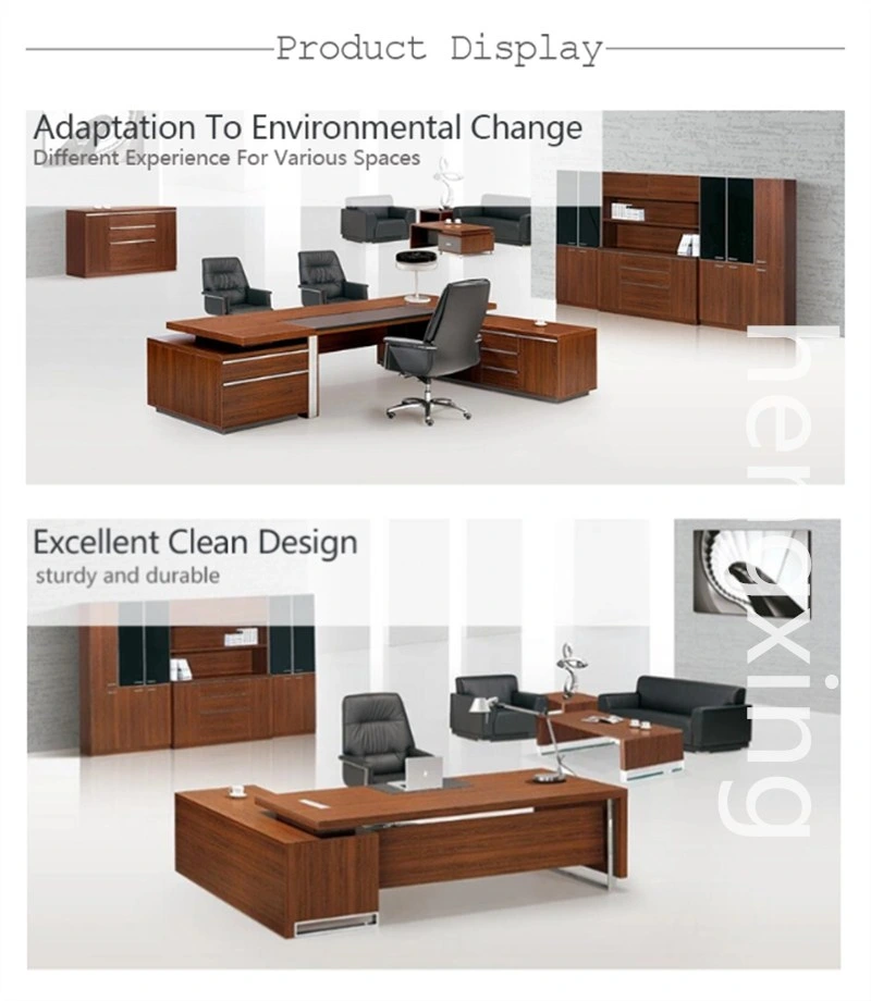 Modern L Shaped Executive Manager Boss CEO Office Desk Reception Desk (HX-8N2644)