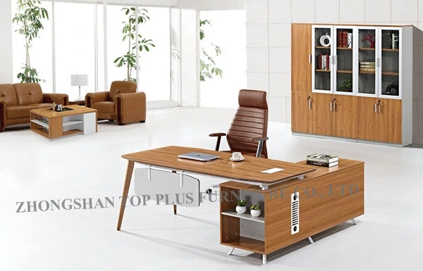 Modern Office L Shape Desk Melamine Office Table (M-T1702)