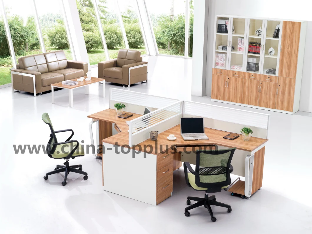 Modern 2-Person Office Workstation Partition Office Table Furniture (M-W1804-2)