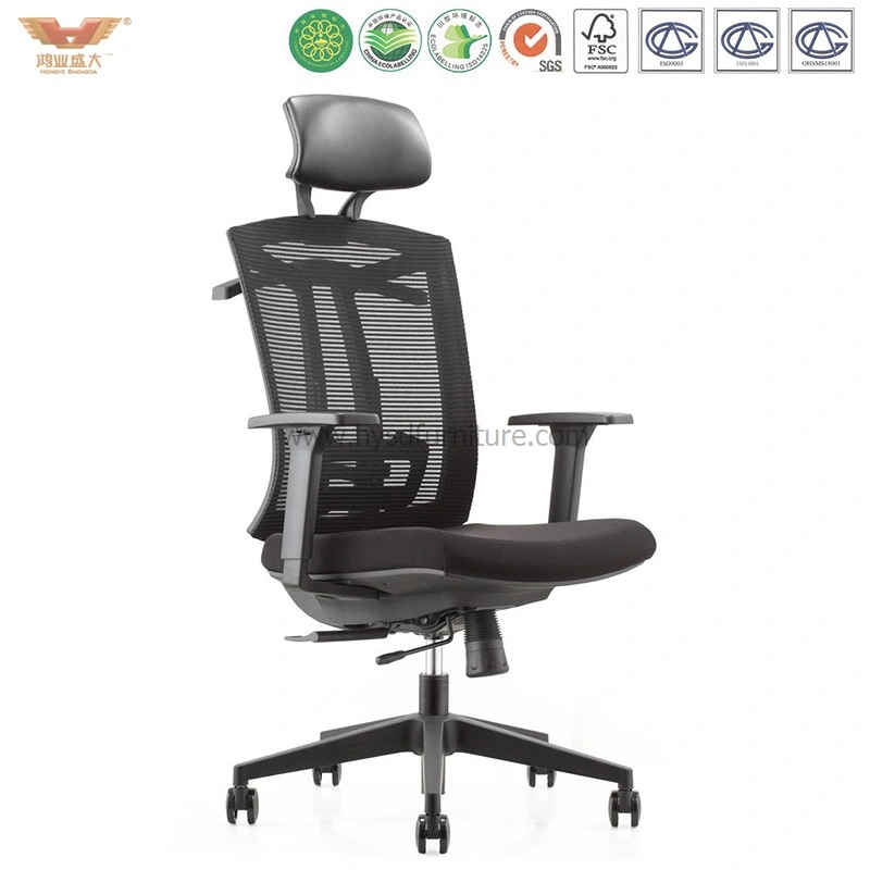 Top Sales Ergonomic Design Executive Swivel Mesh Office Chair with Coat Hanger Function