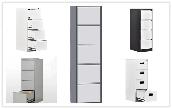 Top Rated Office Use Furniture Steel Filing Cabinet Storage Metal 4 Drawers Office Filing Cabinet