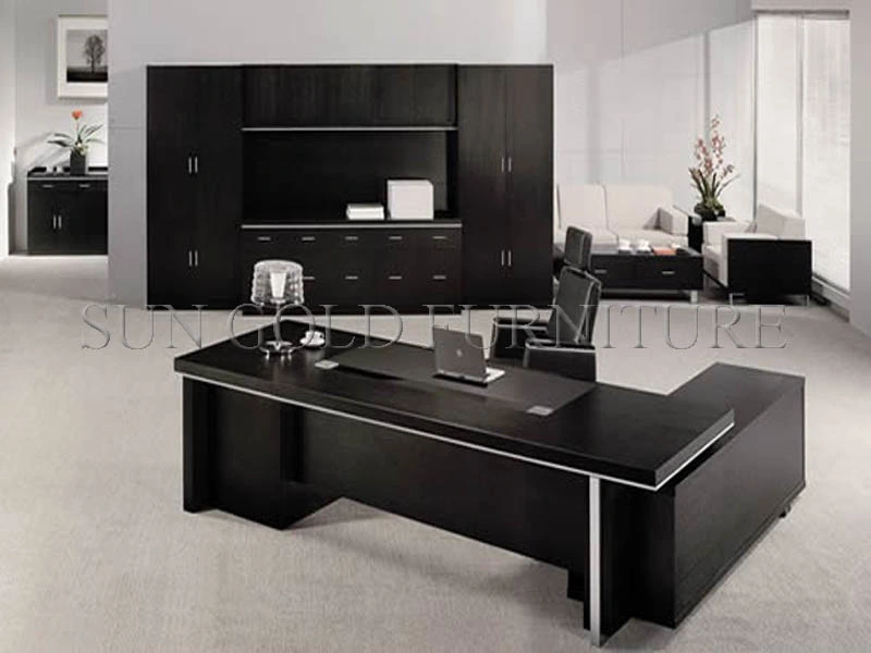 Elegant Office Table Rectangular Melamine Furniture Executive Office Desk (SZ-OD345)