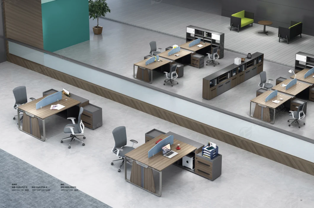 Modern Office Cubicle Staff Desk Office Table Open Office Workstation