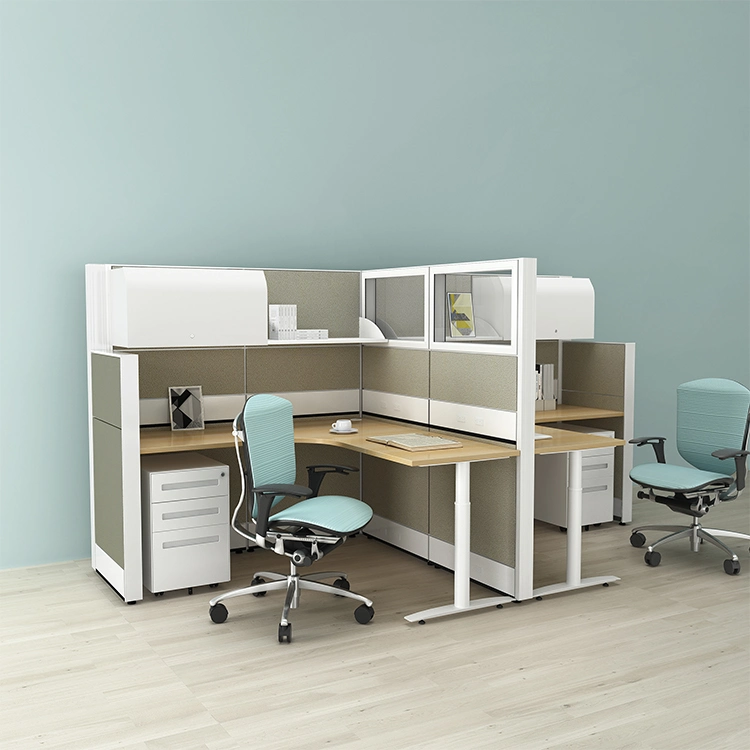 T10 Use 83mm Thickness Partition Cubicle Workstation Design Fabric Table High Quality Office Low Partition