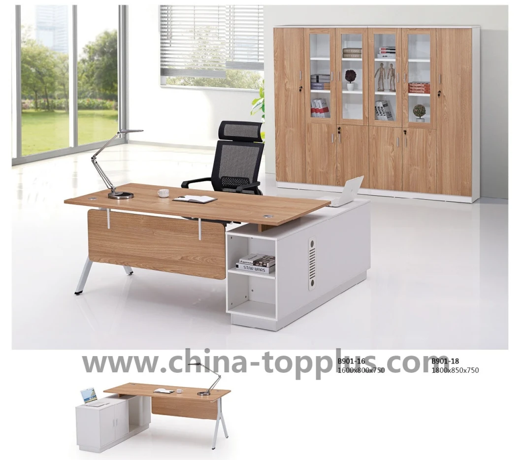 Metal Leg Modern Office Table Excutive Desk Office Furniture (M-T1814)