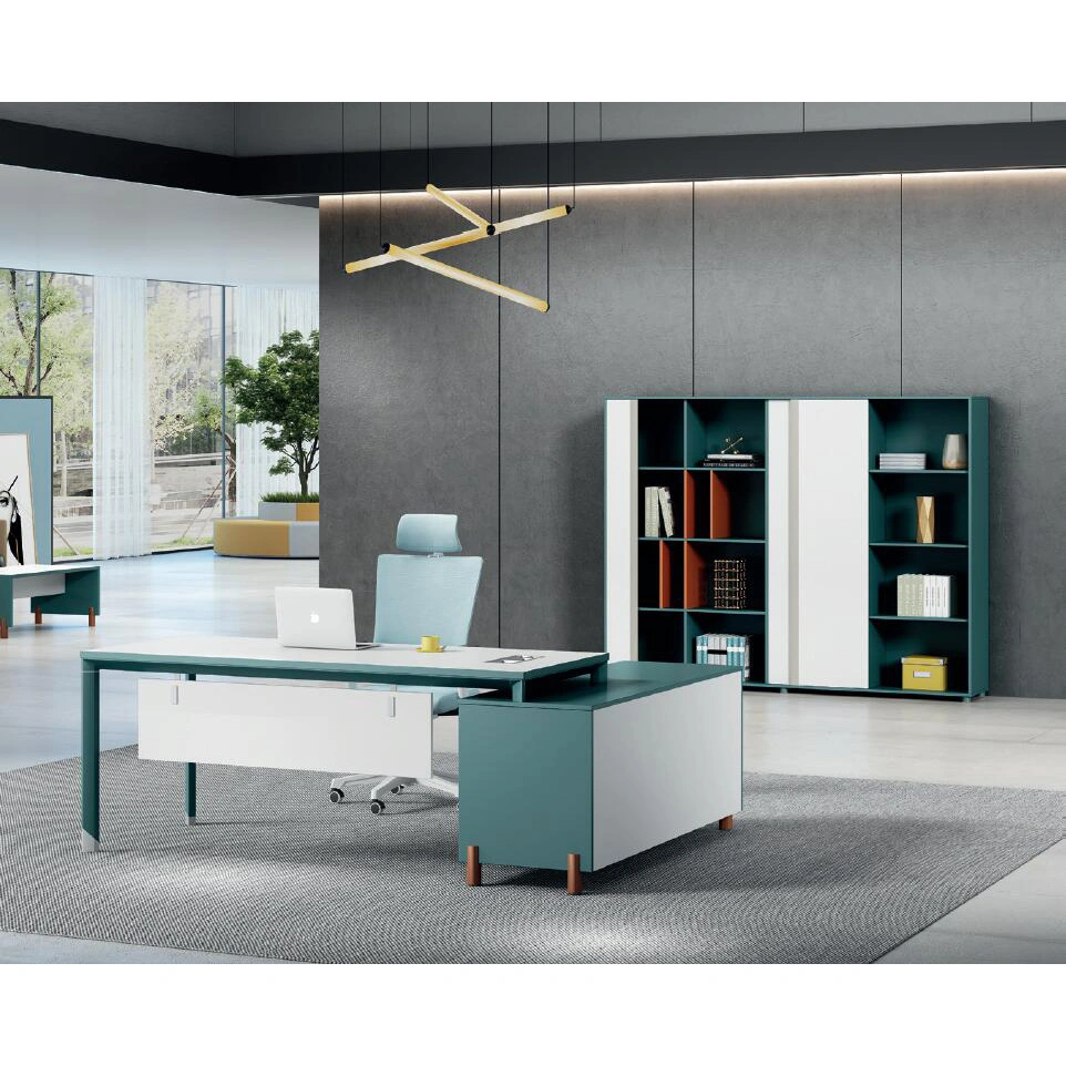 Wooden L Shape Office Desk Office Table Custom Modern Design Custom Executive Desk for Office Furniture