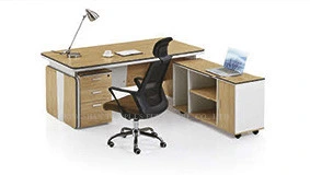 Modern L Shape Office Desk Melamine Office Table (M-T1605)