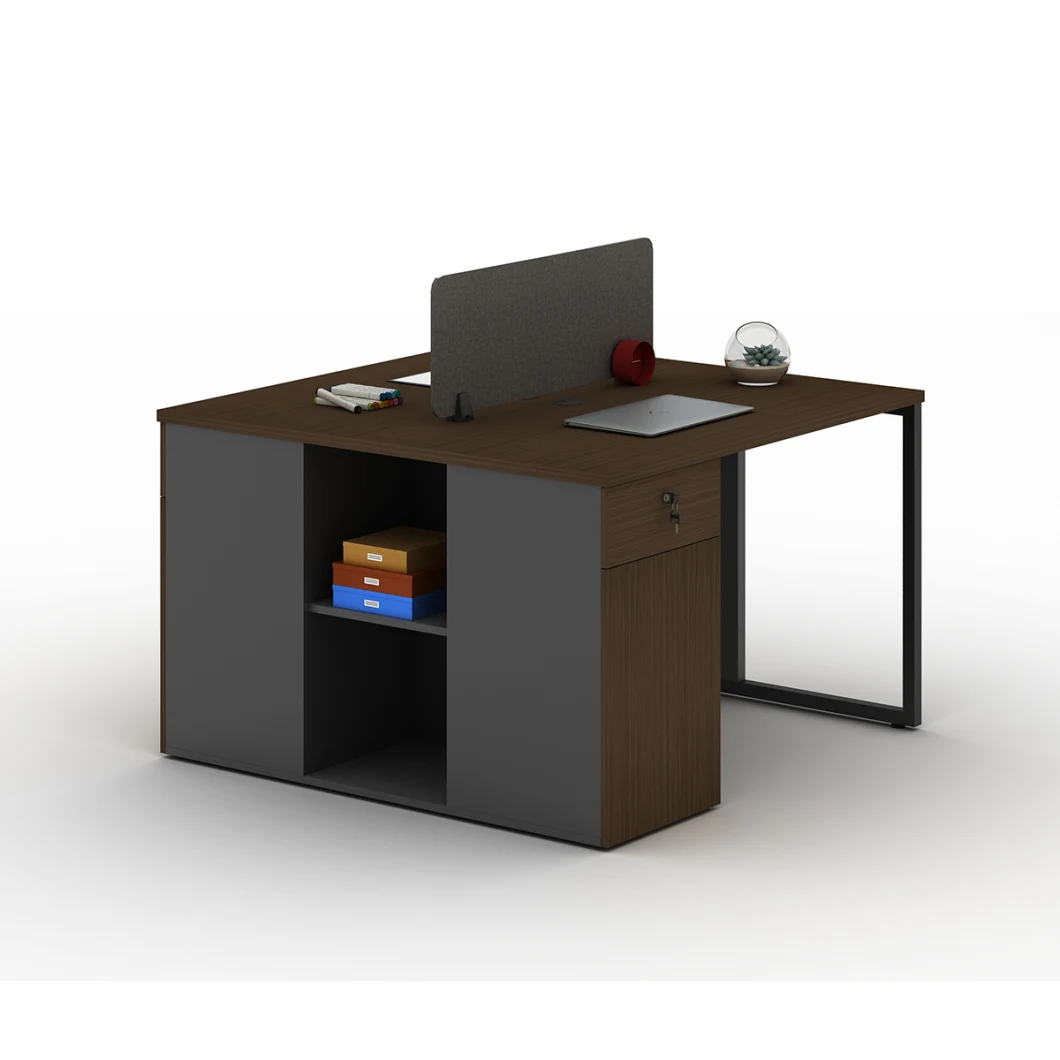 Confortable MFC Desktop Office Cubicle Partition Staff Desk