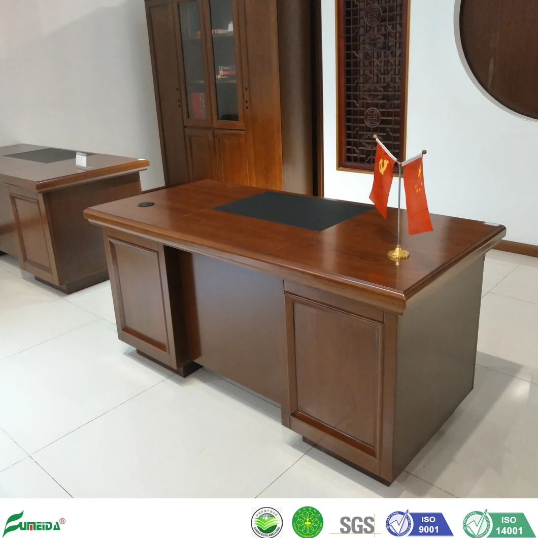 Classic Wooden Office Furniture Manager Office Table Design (B04)