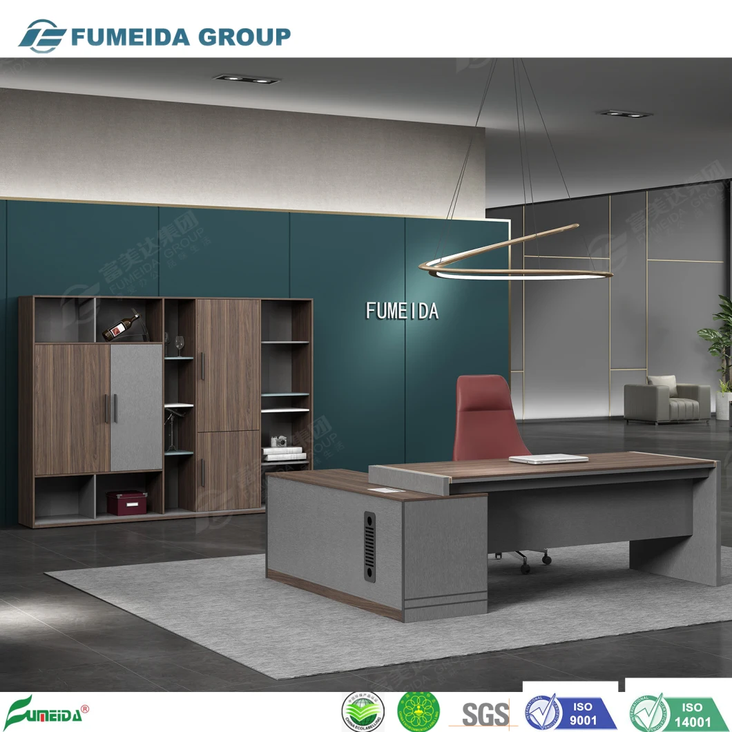 Modern Design Office Furniture MDF Wooden Filing Cabinet 4-Door Storage File Cabinet