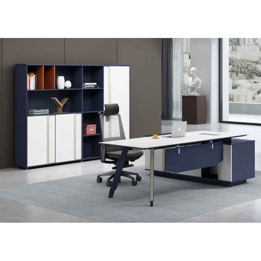 New Style Modular Wooden L Shape Executive Office Table Desk for Office Furniture (SZ-OD695)