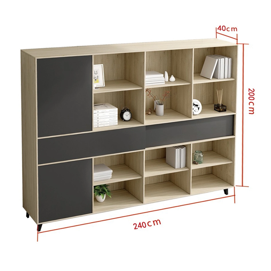 Commercial Melamine Office Storage Cabinet Modular File Bookcase