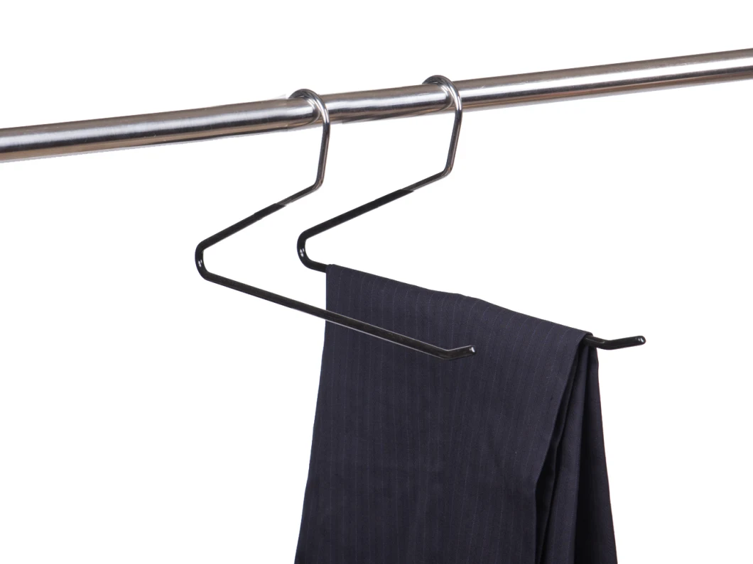 Durable Open Ended Easy Slide Metal Pant Slack Trousers Hangers Space Saving