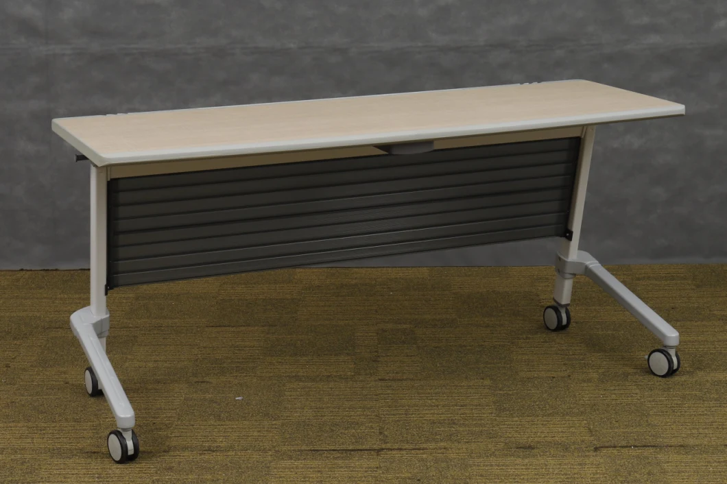 Modern Furniture Folding Office Meeting Training Table School Flip Wooden Desk