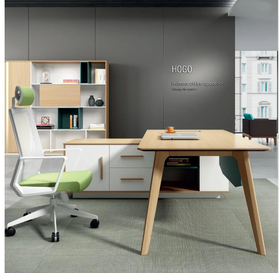 Modern Design CEO Boss Manager Executive Office Desk for Wood Office Furniture