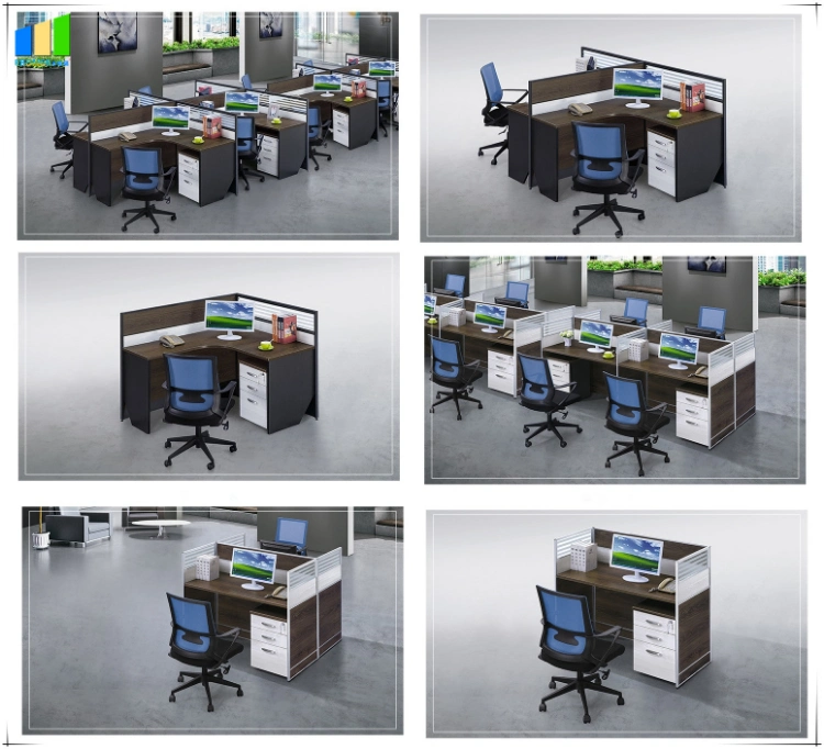 Executive Chair 4 Seater Workstation Desk Modern Office Cubicles