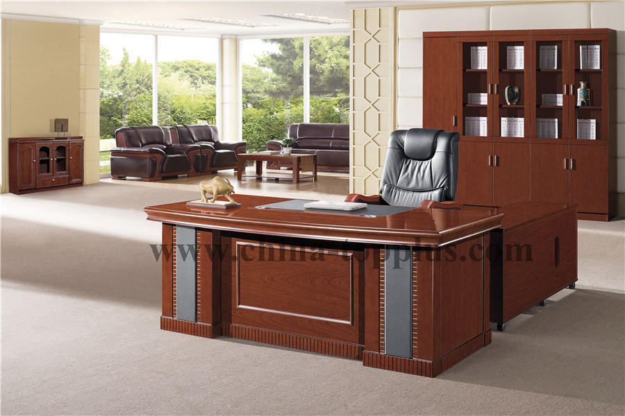 Boss Executive Office Table PU Table Top Classic Office Furniture