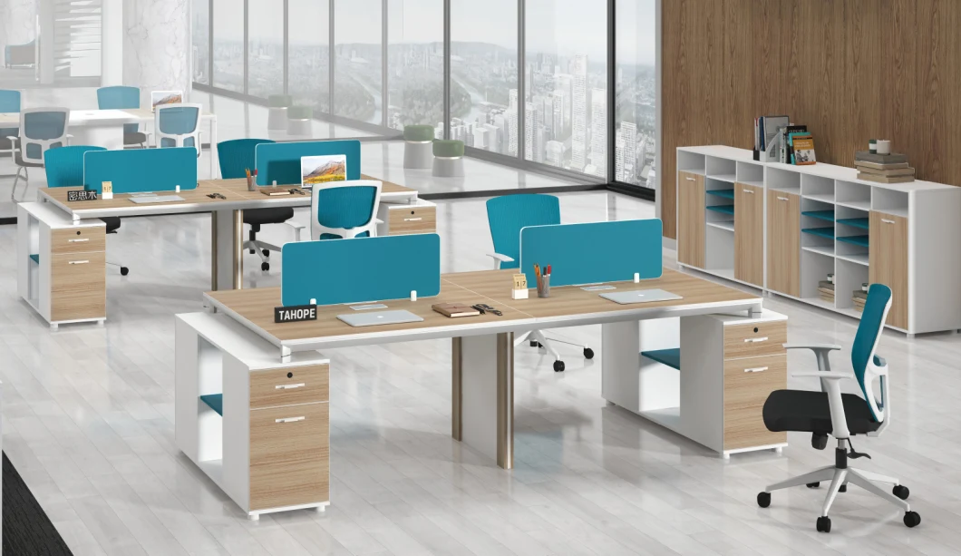 Modular Office Furniture Modern Design Office Cubicle Workstation Staff Computer Desk