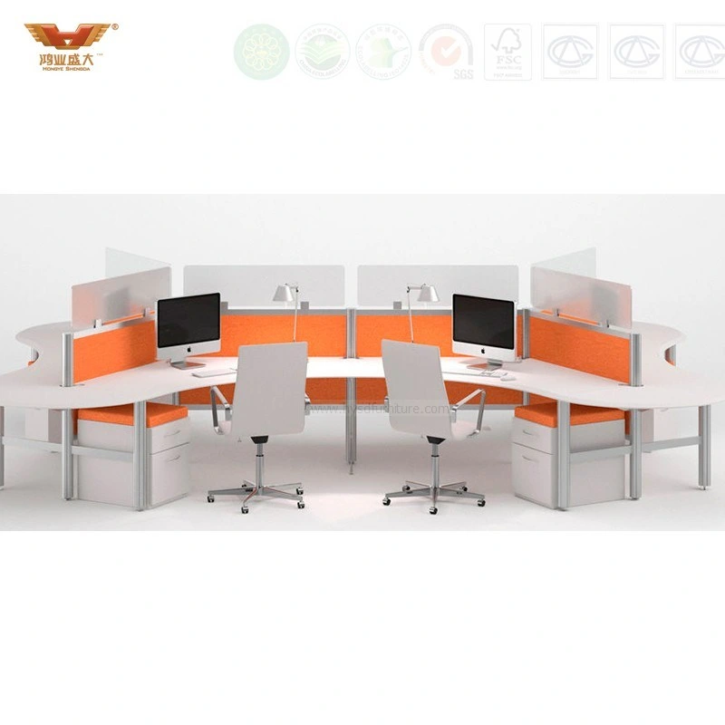 Modern Fashion Open Space Melamine Office Workstation