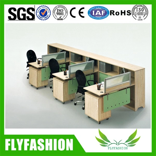 Wooden Modular Office Staff Workstation