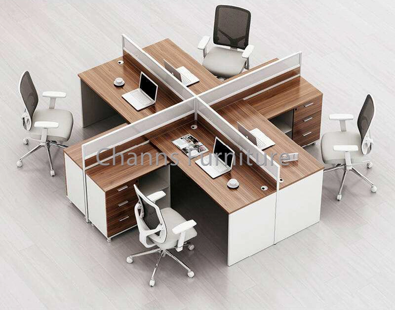 Modern Round Workstation Office Table Office Cubicle (CAS-W31467)