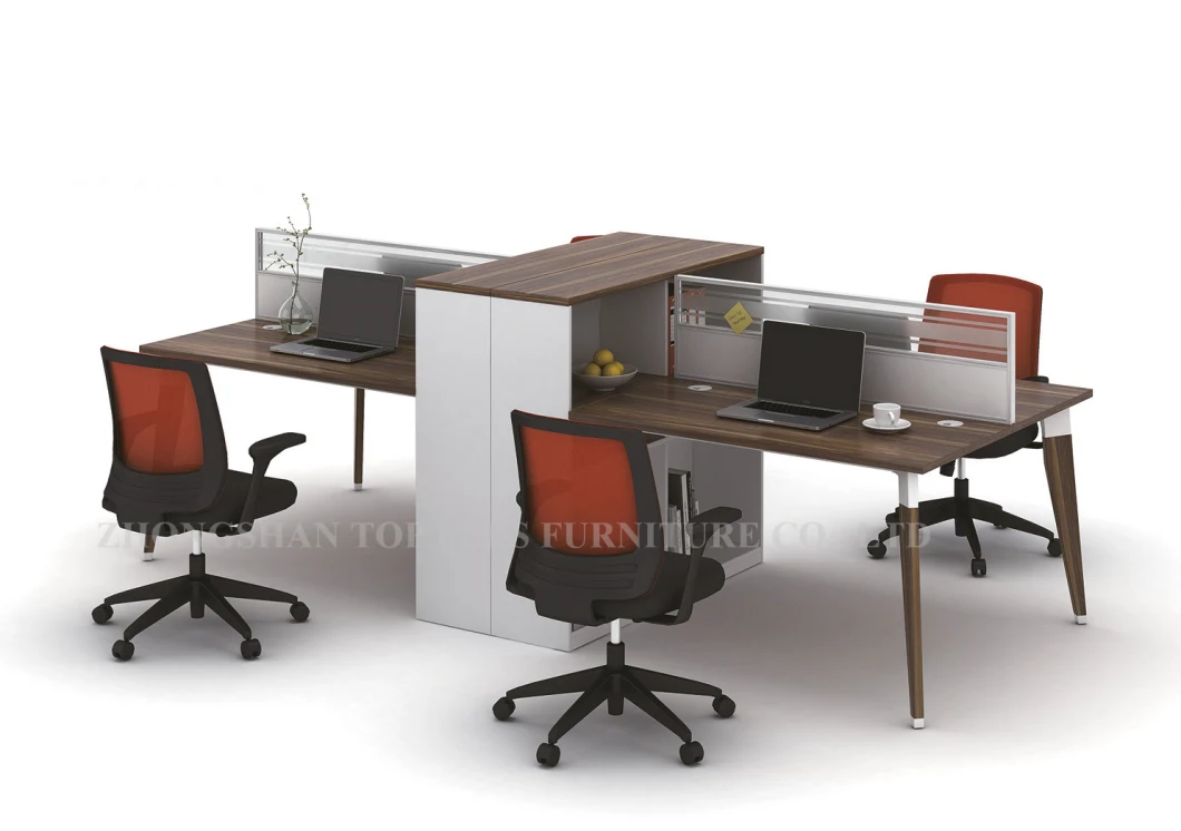 Office Workstation for 4 Person Modern Office Desk (M-W1617-4)