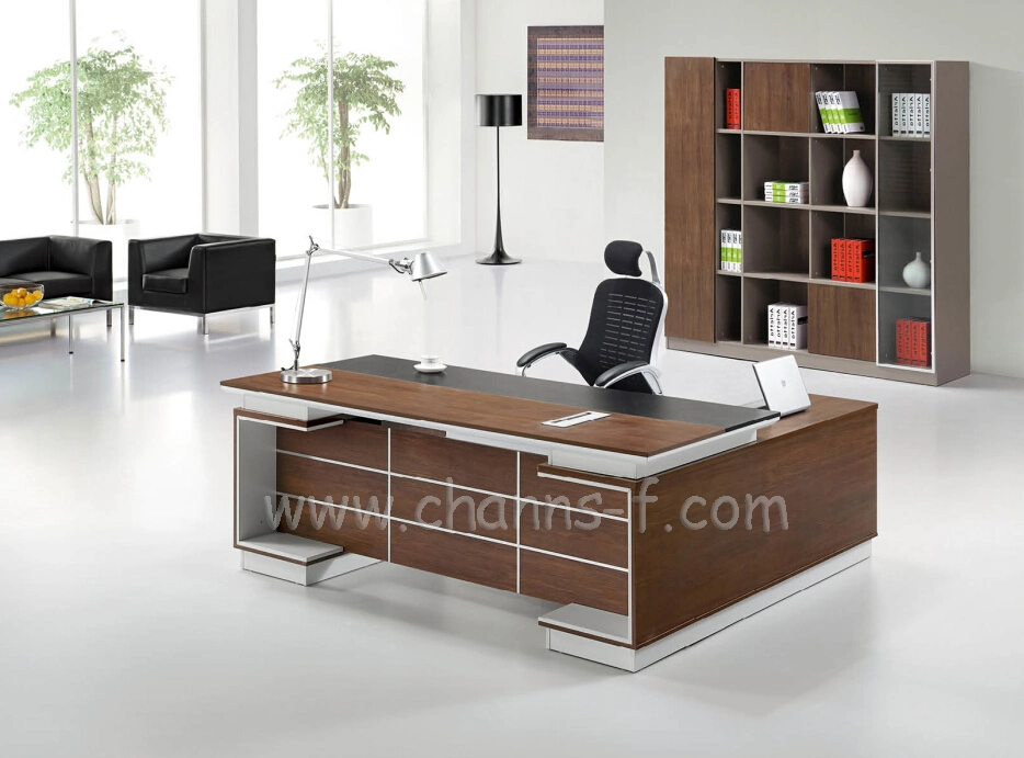 High Quality Commercial Furniture Elegant Manager Office Desk (CAS-ND1701)