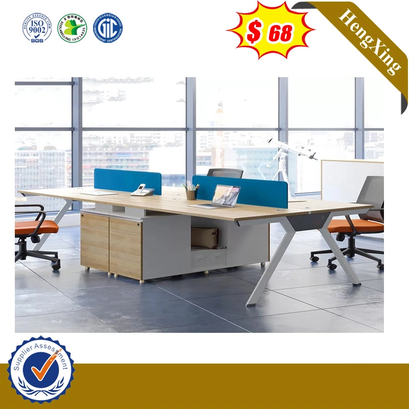 Modern Office Project Furniture MFC Wooden Standing Workstation Desk