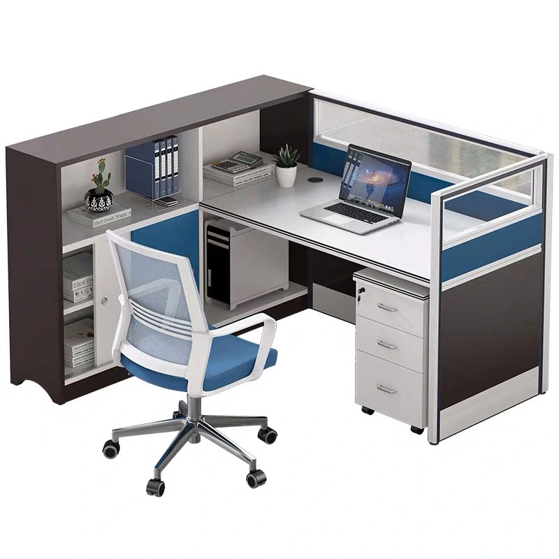 Melamine Office Workstation Office Systems Furniture for 3 Person (SZ-WSR127)