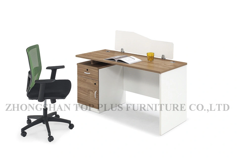 Staff Office Table with Partition Melamine Modern Office Table (M-W1602)