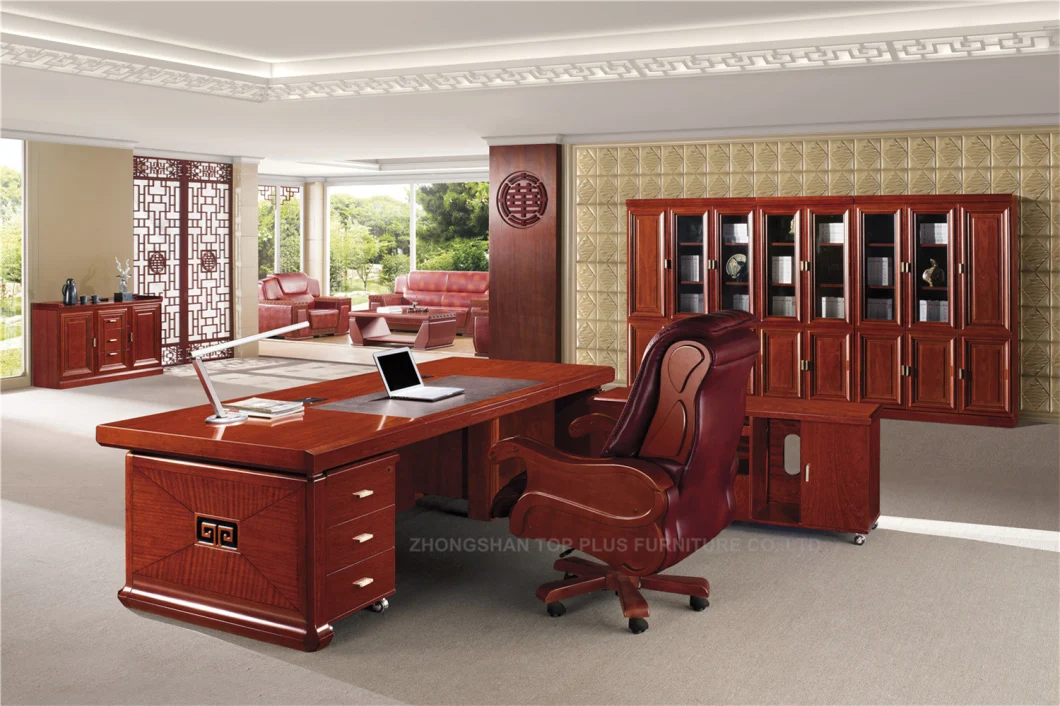 Painting Office Luxury Executive Table Durable Boss Desk Furniture (HA-1532)