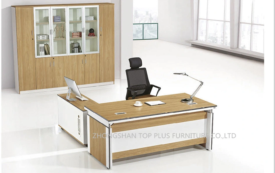 Melamine Office Desk Modern L Shape Office Table (M-T1607)