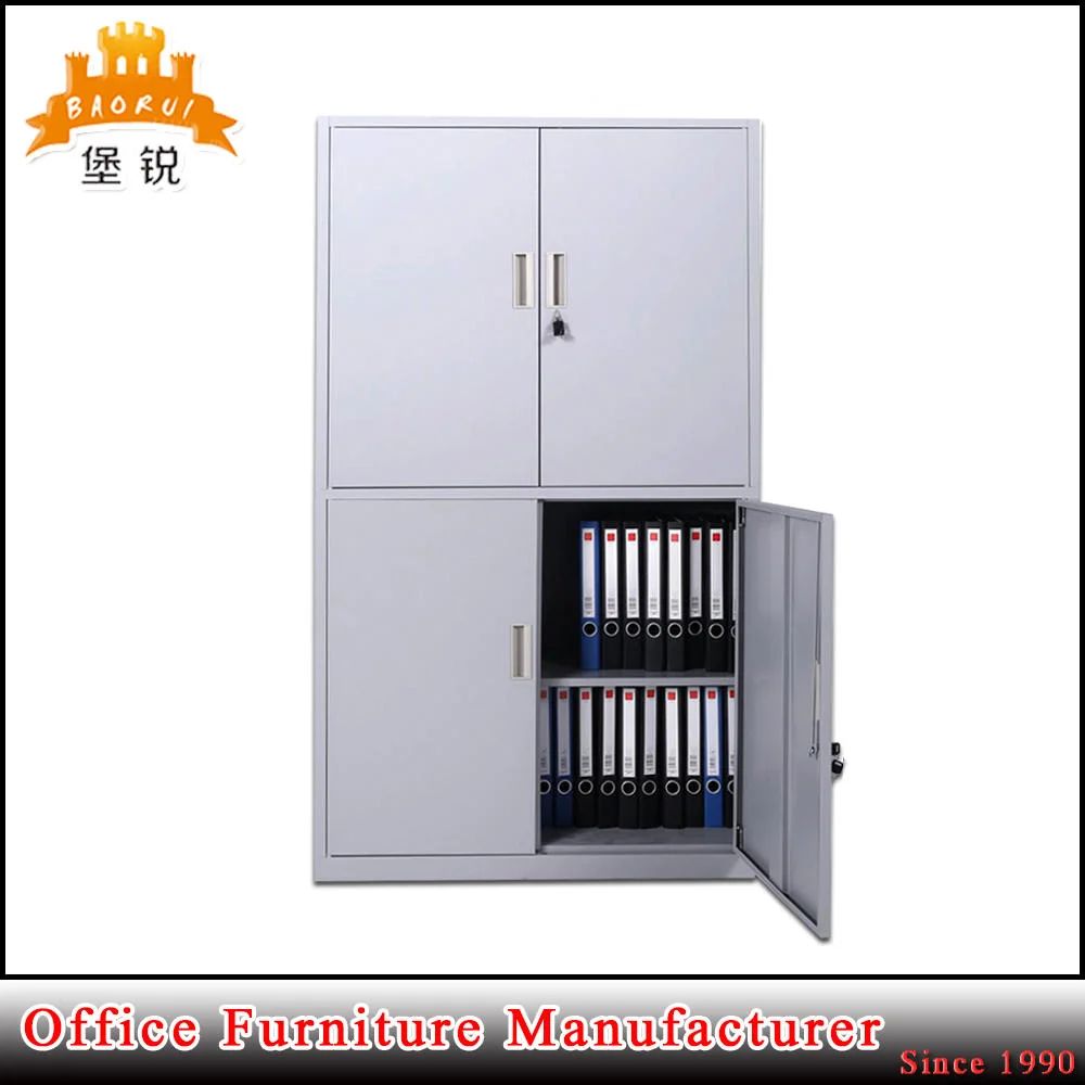 Norrow Edge Steel 4 Door Metal Storage Cabinet / Office Use Steel File Cabinet