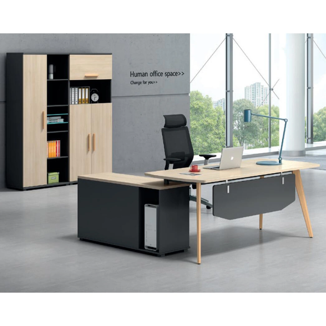 New Style Modular Wooden L Shape Executive Office Table Desk for Office Furniture (SZ-OD695)