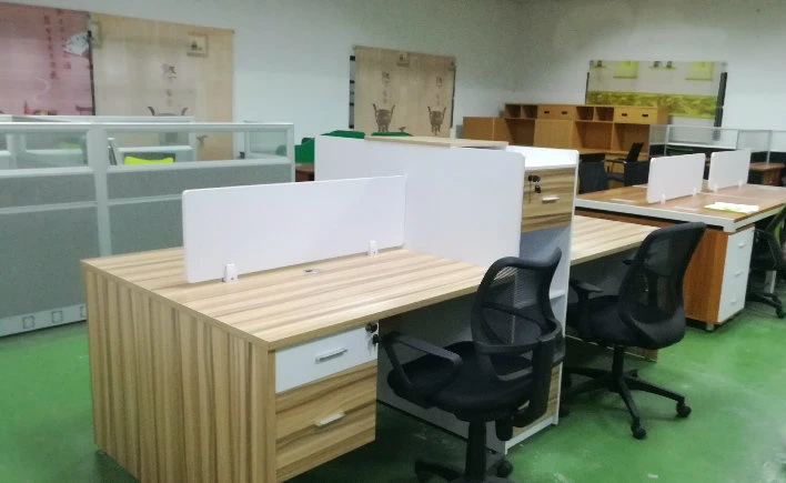 Wooden Modular Office Staff Workstation
