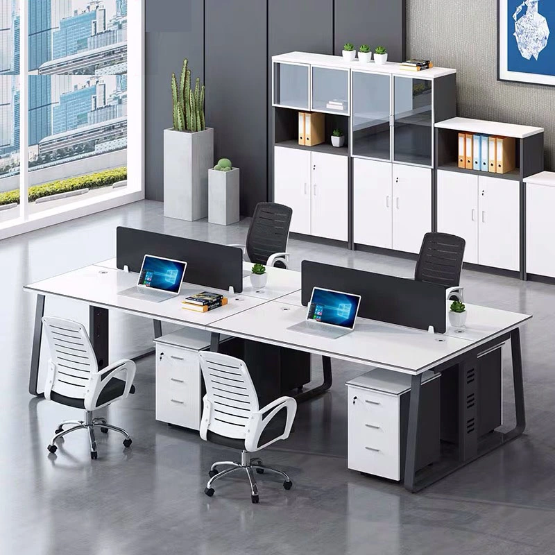 (SZ-WS600) Latest Style Modern Staff Office Desk 4 Person Office Workstation