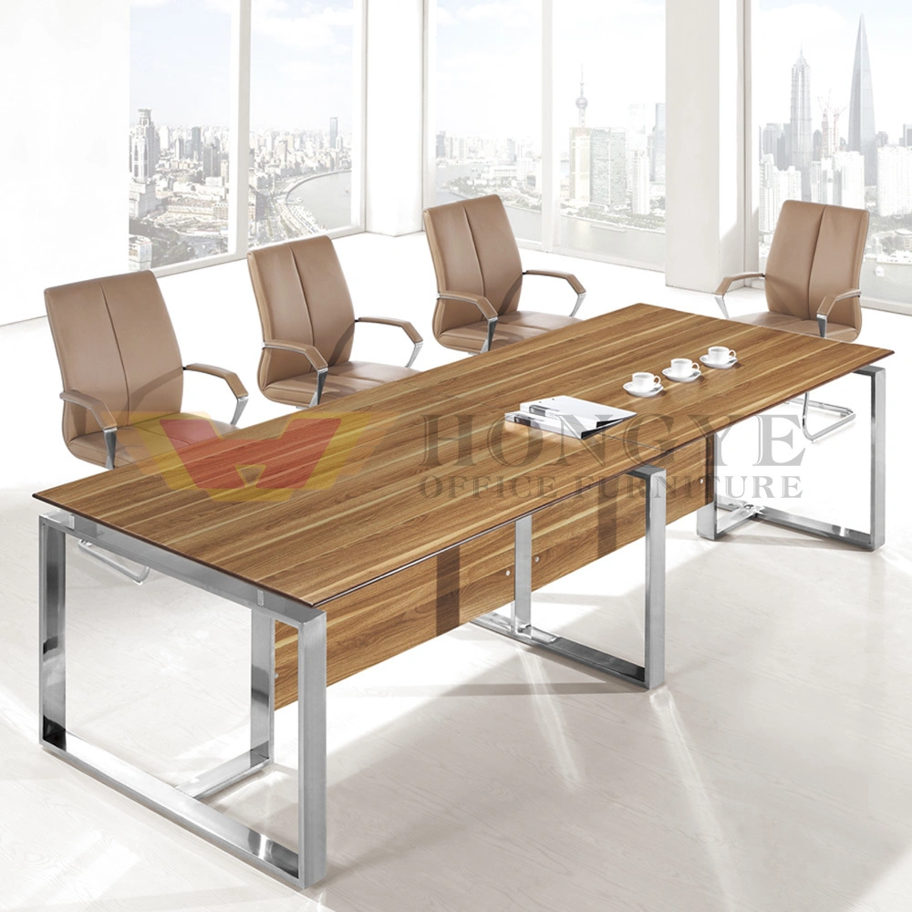 Modern Melamine Wooden Conference Meeting Table for Office Furniture (HY-H03)