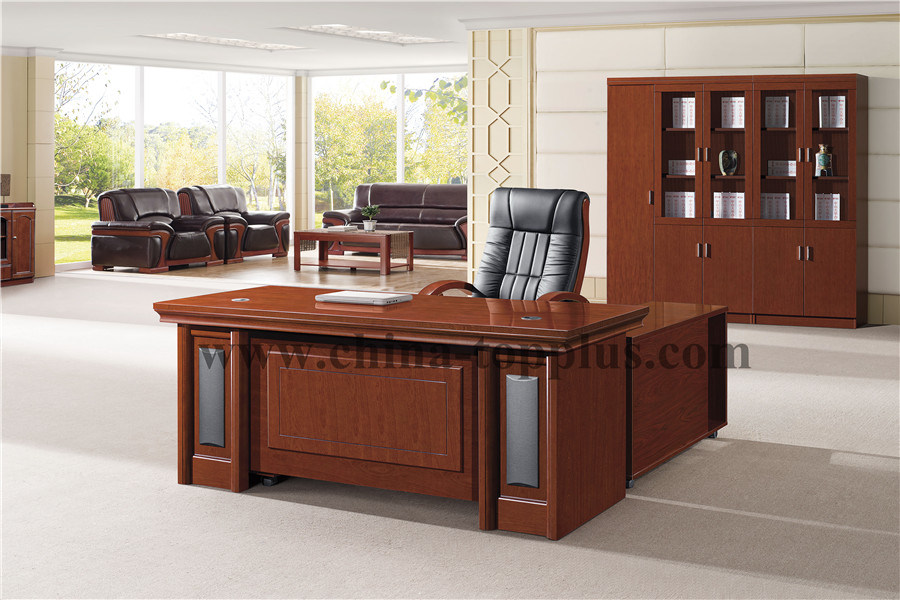 MDF Board Paper Veneer Executive Office Table Office Furniture