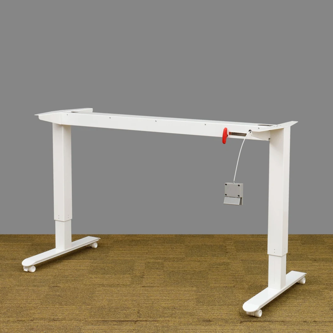 Modern Furniture Manual Height Adjustable Standing Office Workstation Desk Table Frame Desk Legs (MA017)